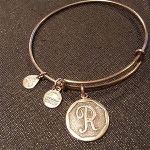Alex and Ani R Gold Toned Bangle